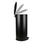 Estia es01-9120 kanta za otpatke metalna sa pedalom 30l crna mat - Слика 2