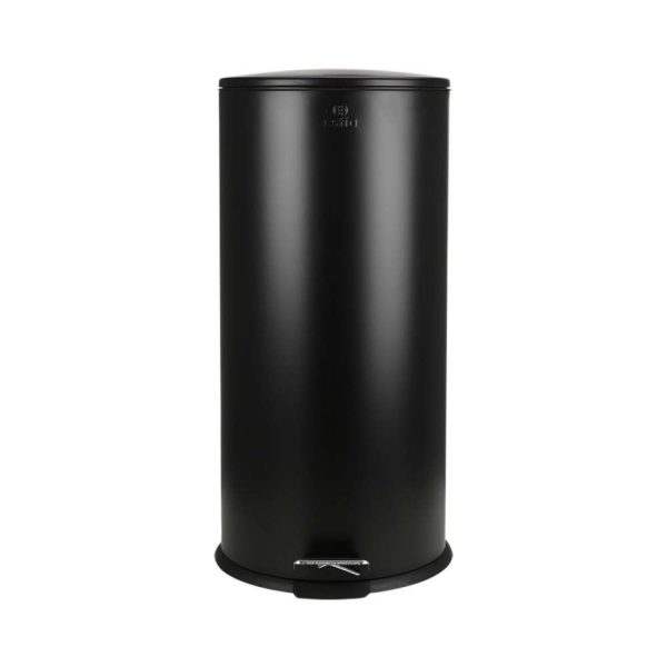 Estia es01-9120 kanta za otpatke metalna sa pedalom 30l crna mat
