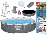 Bestway Steel Pro MAX bazen 4.57 x 1.07 m sa LED svetlom i pumpom