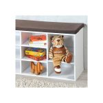 Kesper ksp15910 drveni cipelarnik beli sa jastukom za sedenje 103,5x48x29,5cm - Слика 3