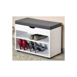 Kesper ksp15914 mini cipelarnik beli sa jastukom za sedenje 60x45x30cm - Слика 2