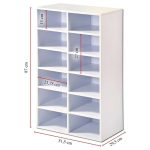 Kesper ksp15916 drveni cipelarnik beli 51.5x29.5x87cm - Слика 2