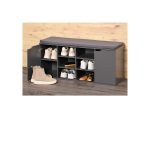 Kesper ksp15919 drveni cipelarnik sivi sa jastukom za sedenje 103x48x30,5cm - Слика 2