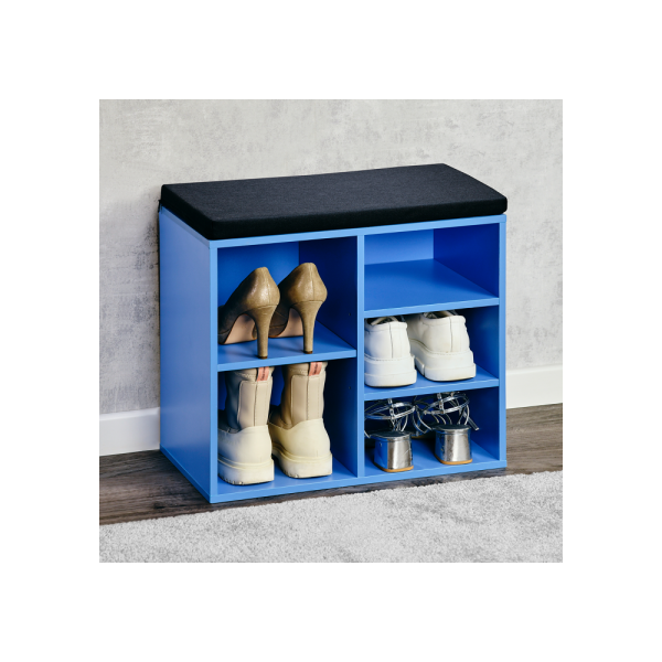 Kesper ksp15960 mini cipelarnik plavi sa jastukom za sedenje 51.5 x 48 x 29,5 cm