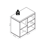 Kesper ksp15962 mini cipelarnik zeleni sa jastukom za sedenje 51.5 x 48 x 29,5cm - Слика 4