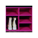 Kesper ksp15964 mini cipelarnik rozi sa jastukom za sedenje 51.5 x 48 x 29,5 cm - Слика 4