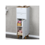 Kesper ksp15992 ormarić sa 2 ladice I 1 vratima 32x28x96 cm beli lak - Слика 2