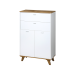 Kesper ksp15993 ormarić sa 2 ladice I 2 vrata 60x28x96 cm beli lak