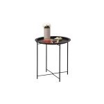 Kesper ksp24661 sto pomoćni okrugli crni 40cm - Слика 4