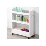 Kesper ksp24852 višenamenska polica sa točkićima 60x22x78cm bela - Слика 3