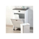 Kesper ksp25527 višenamenski ormarić sa točkićima sa 2 kante za otpatke beli - Слика 2