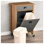 Kesper ksp25528 višenamenski ormarić sa točkićima sa 2 kante za otpatke - Слика 2