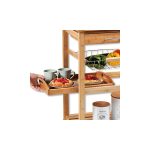 Kesper ksp25776 višenamenska polica sa točkićima 48 x 81 x 38 cm - Слика 3