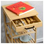 Kesper ksp25819 višenamenska polica sa točkićima 33 x 73 x 33 cm - Слика 2