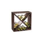 Kesper ksp69241 polica za vino borovo drvo fsc 24 flaše 50x50x25cm - Слика 2