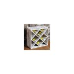 Kesper ksp69247 polica za vino belo drvo 20 flaša 50x50x25cm - Слика 2
