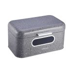 Kinghoff kh1080 kutija za hleb siva metal 35 x 20,4 x 21.5cm