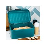 Kinghoff kh1711 kutija za hleb metalna tirkizna