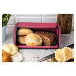 Kinghoff kh1753 kutija za hleb metalna tamno roze - Слика 2