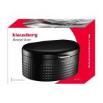 Klausberg kb7577 kutija za hleb crna metalna - Слика 2
