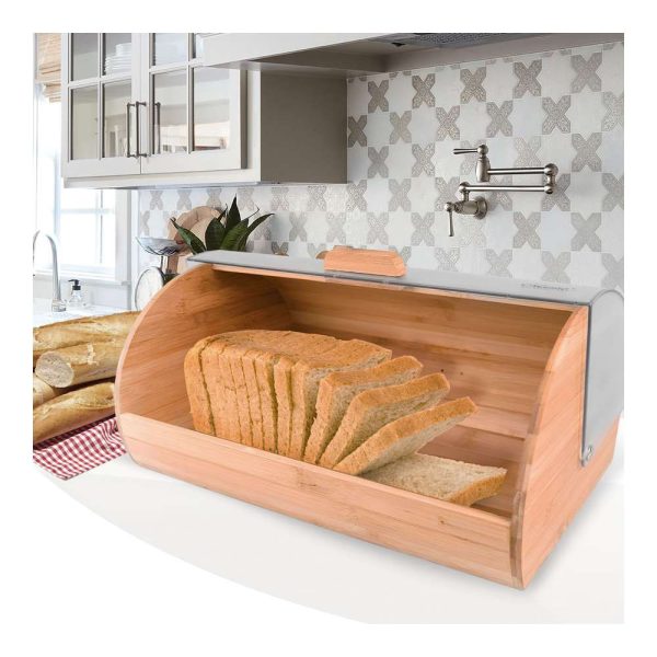 Maestro mr1674s kutija za hleb 37x22x17cm drvo-akril