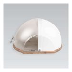 Maestro mr1678wa kutija za hleb 37,5x27,5x21 cm bela providna bambus akril - Слика 2