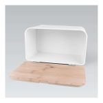 Maestro mr1770w kutija za hleb 35x21x21cm drvo-metal bela - Слика 2