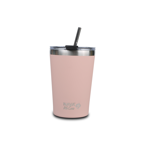 Nava nv10-262-110 termo putna šolja sa slamkom 450ml roza