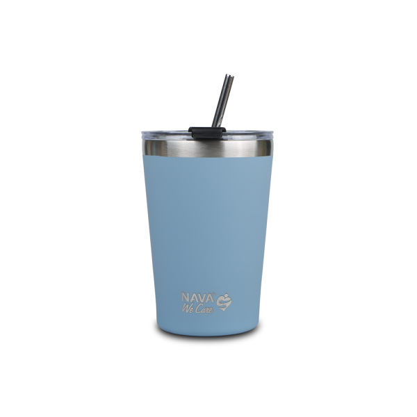 Nava nv10-262-111 termo putna šolja sa slamkom 450ml plava