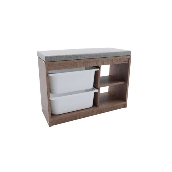 Bienwood bie4000 drvena klupa sa 2 plastične fioke