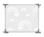 BBO OGRADICA 6u1 FUN 2 PLAY (WMWL01) - RAINBOW (80 x 72cm x 6kom) - Слика 2