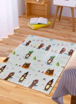 BBO SKLOPIVA PODLOGA ZA IGRU OD PENE (ZH-1) - HAPPY BEAR (180x200x1cm) - Слика 2