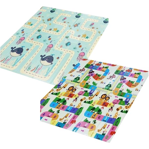 BBO SKLOPIVA PODLOGA ZA IGRU OD PENE (ZH-1) - SMALL WHALES (180x200x1cm)