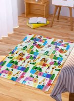 BBO SKLOPIVA PODLOGA ZA IGRU OD PENE (ZH-1) - SMALL WHALES (180x200x1cm) - Слика 3