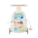 Drvena interaktivna guralica hodalica Robot - Слика 2