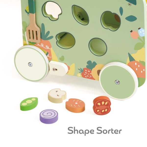 Drvena interaktivna guralica Kuhinja Classic World