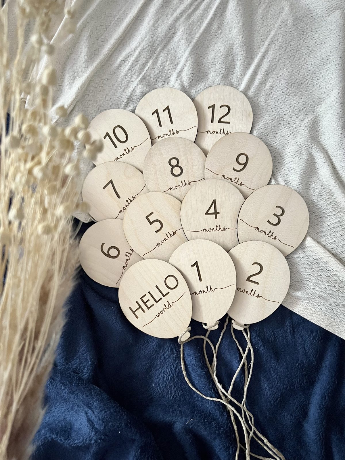 Drvene kartice uspomena u obliku balona - Слика 3