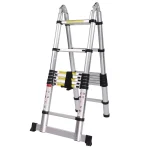 Duple Aluminijumske Teleskopske Merdevine 2,8+2,8 - Слика 2