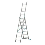 ELKOP Trodelne Aluminijumske Merdevine 3x7 - 4m - Слика 2