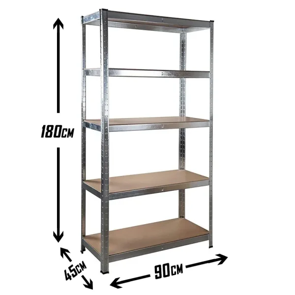 SuperHome 180x90x45cm 175Kg Metalna Montažna Polica