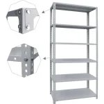 SuperHome 200x75x30 6x40kg Potpuno Metalna Montažna Polica