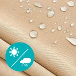 Balkonska Tenda 350x120cm Bež - Слика 2