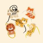 Drveni set Nizalica Afrika Classic World