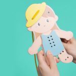 Drveni set Nizalica Devojčica Classic World - Слика 3