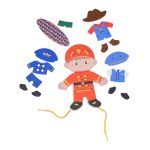 Drveni set Nizalica Dečak Classic World - Слика 2