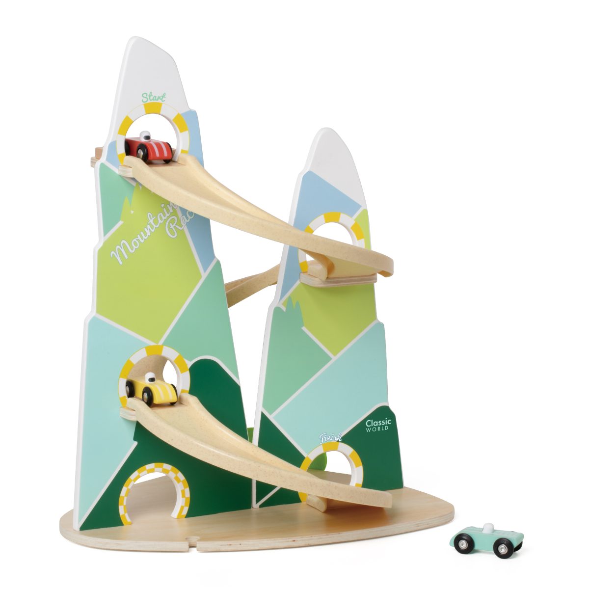 Drveni Trkački set Planina Classic World - Слика 4