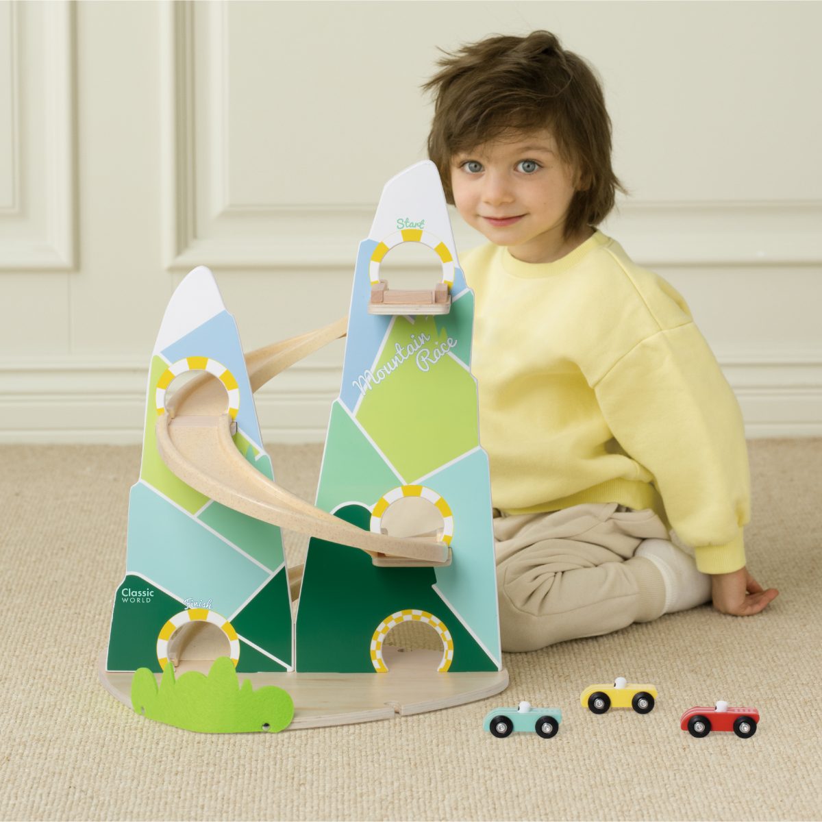 20231-9 Drveni Trkački set Planina Classic World - Слика 1