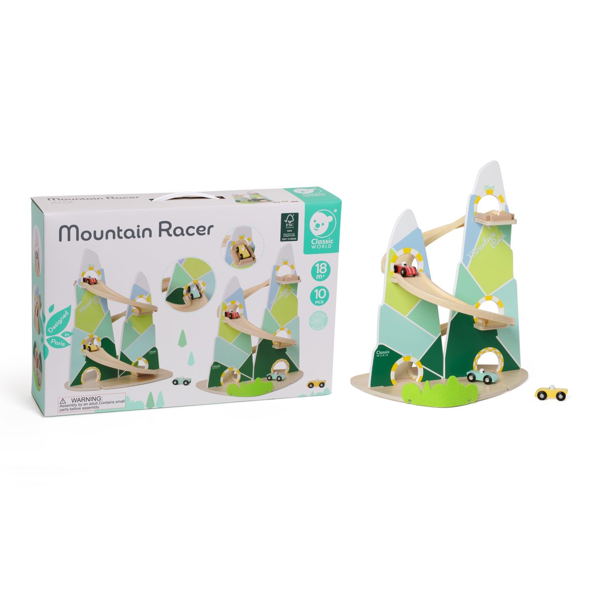 Drveni Trkački set Planina Classic World - Слика 11