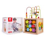 Velika drvena Interaktivna Multifunkcionalna Kocka Classic World - Слика 8