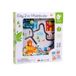 Drveni set Slagalica 2 u 1 Grad putokaz - Слика 3